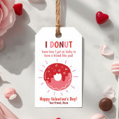 Ich Donut Weiß Wie Glücklich Valentinsgeschenk-Anh Geschenkanhänger