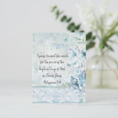 Ich dränge auf das Mark-Philippians-Bibelverse Postkarte (Stehend Vorderseite)