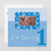 Ich drehe eine Geburtstags-Party Einladung (Vorne/Hinten)