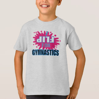 Ich drehe für Gymnastik-Shirt um T-Shirt
