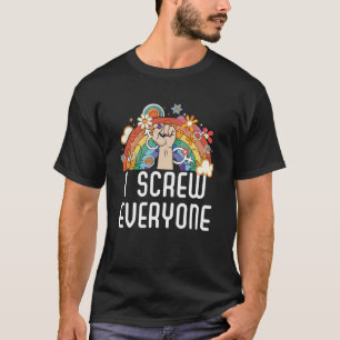Ich drehe jeden Bisexuellen Regenbogen Pride Bisex T-Shirt