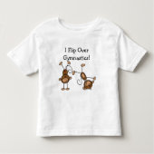 Ich drehe über Gymnastik-T-Shirts und Geschenken Kleinkind T-shirt (Vorderseite)