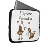 Ich drehe über Gymnastik um Laptopschutzhülle (Vorne Rechts)