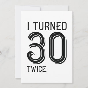 Ich drehte 30 Mal Dankeskarte