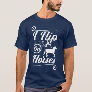 Ich drehte auf Pferdejunge T-Shirt