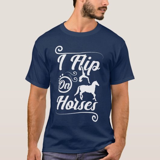 Ich drehte auf Pferdejunge T-Shirt (Vorderseite)
