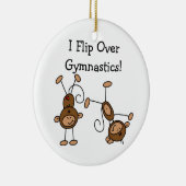 Ich Drehte über Gymnastik Keramik Ornament (Rechts)