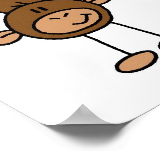 Ich Drehte über Gymnastik Poster (Ecke)