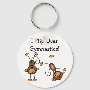 Ich Drehte über Gymnastik Tshirts und Geschenke Schlüsselanhänger