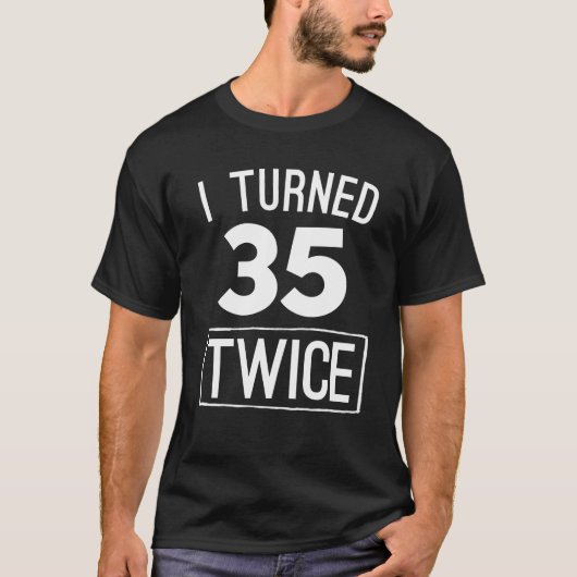 Ich drehte zweimal lustiges 70. Shirt 1948 des (Vorderseite)