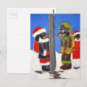 ICH DREI DACKEL WÄHRE DICH POSTKARTE (Vorne/Hinten)
