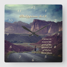 Ich drücke auf das Ziel der Philippinen 3:14 Bibel