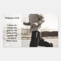 Ich drücke auf das Ziel der Philippinen 3:14 Bibel