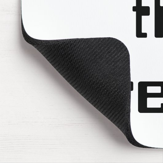 Ich drucke das Internet Mousepad (Ecke)