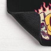 Ich drücke mich durch Badminton Racket Shuttle aus Mousepad (Ecke)