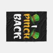 Ich drücke zurück fleecedecke (Vorderseite (Horizontal))