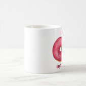 Ich dughnut mag Diät Kaffeetasse (Mittel)
