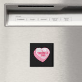 Ich dulde dich Candy Heart Lustiger Valentinstag Magnet (In Situ (Geschirrspüler))