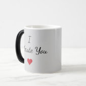 Ich dulde dich Tasse – Lustiges Valentinstag-Gesch (Vorderseite Links)