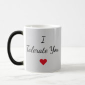 Ich dulde dich Tasse – Lustiges Valentinstag-Gesch (Links)