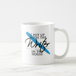 Ich duldete den Verfasser im Haus Kaffeetasse