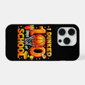 ICH DUNKTE 100 Tage SCHULE iPhone Hülle (Rückseite (Horizontal))