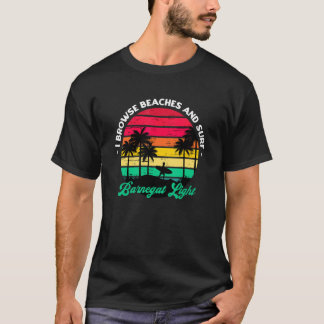 Ich durchsuche Strände und surfe Barnegat Light Su T-Shirt