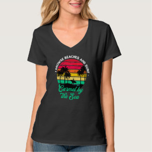 Ich durchsuche Strände und surfe Carmel am Meeresu T-Shirt