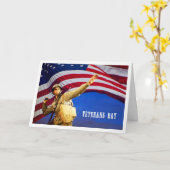 Ich ehre alle, die serviert haben. Veterans Day Cu Karte (Gelbe Blume)