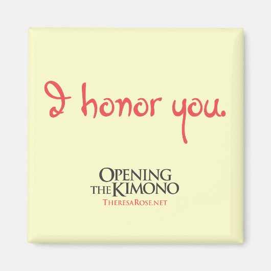 Ich ehre dich als Magnet (Vorne)