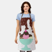 Ich ❤️ Eiscreme Schürze (Getragen)