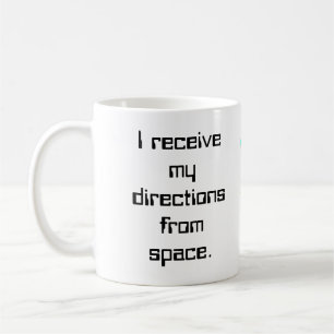 Ich empfange meine Richtungen vom Raum…. Kaffeetasse