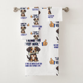 ICH EMPFEHLE DICH SEHR BADHANDTUCH SET