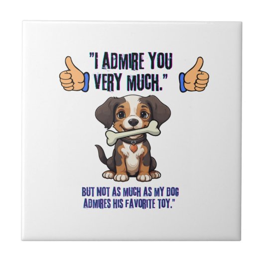 ICH EMPFEHLE DICH SEHR FLIESE (Vorderseite)