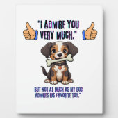 ICH EMPFEHLE DICH SEHR FOTOPLATTE (Vorderseite)