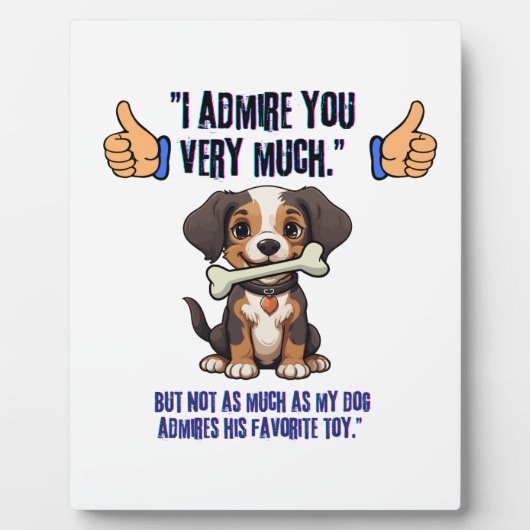 ICH EMPFEHLE DICH SEHR FOTOPLATTE (Vorderseite)