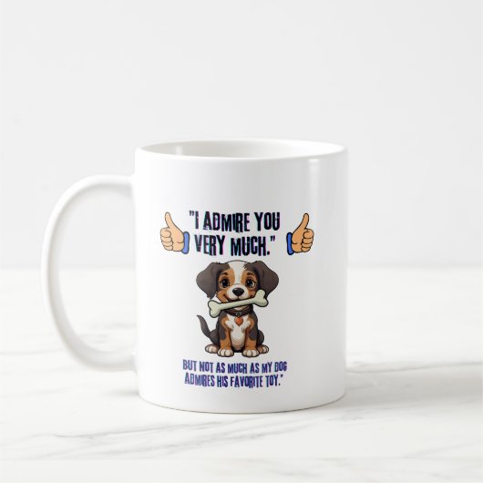 ICH EMPFEHLE DICH SEHR KAFFEETASSE (Links)