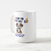 ICH EMPFEHLE DICH SEHR KAFFEETASSE (Vorderseite Links)