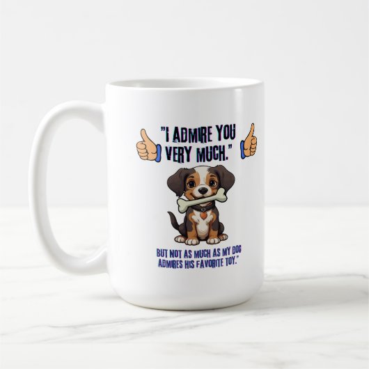 ICH EMPFEHLE DICH SEHR KAFFEETASSE (Links)