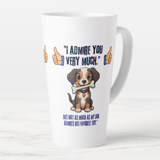 ICH EMPFEHLE DICH SEHR MILCHTASSE (Rechte Ecke)