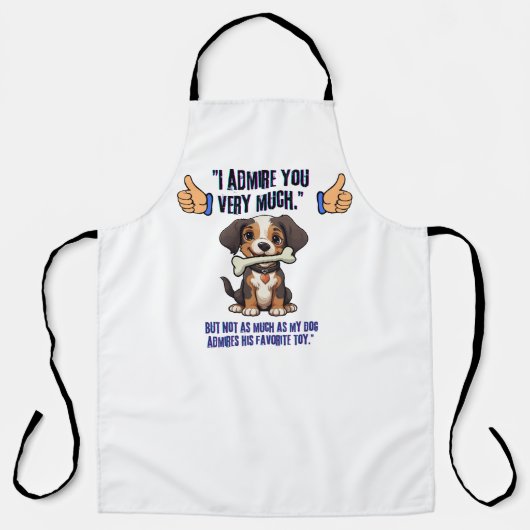 ICH EMPFEHLE DICH SEHR SCHÜRZE (Vorderseite)