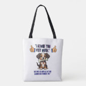 ICH EMPFEHLE DICH SEHR TASCHE (Rückseite)