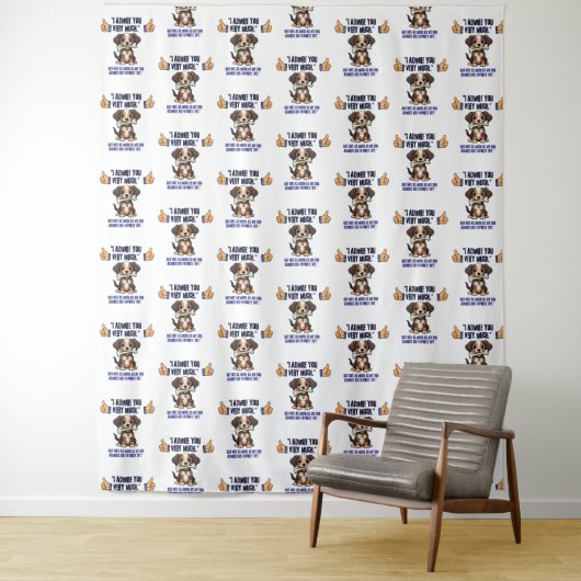 ICH EMPFEHLE DICH SEHR WANDTEPPICH (Beispiel)