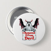 Ich entfernte D von der dunklen Fantasie-Gotik Button (Vorne & Hinten)