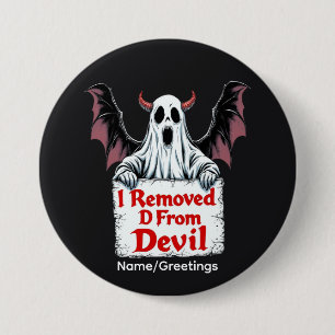 Ich entfernte D von Teufel Dark Fantasy Gothic Des Button