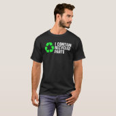 Ich enthalte Gerecycelt Teile Organspende Bewussts T-Shirt (Vorne ganz)