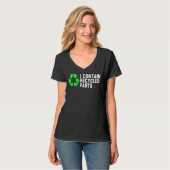 Ich enthalte Gerecycelt Teile Organspende Bewussts T-Shirt (Vorderseite Vollansicht)