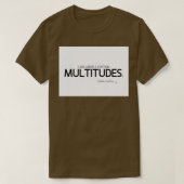 Ich enthalte Multitudes-Anwalt-Weiße T-Shirt (Design vorne)