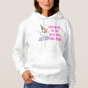 ICH ENTSCHLOSSEN, DIESES JAHR 2024 IN FORM ZU KOMM HOODIE