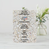 Ich entschuldige mich für die Flachgrüßkarte (Stehend Vorderseite)